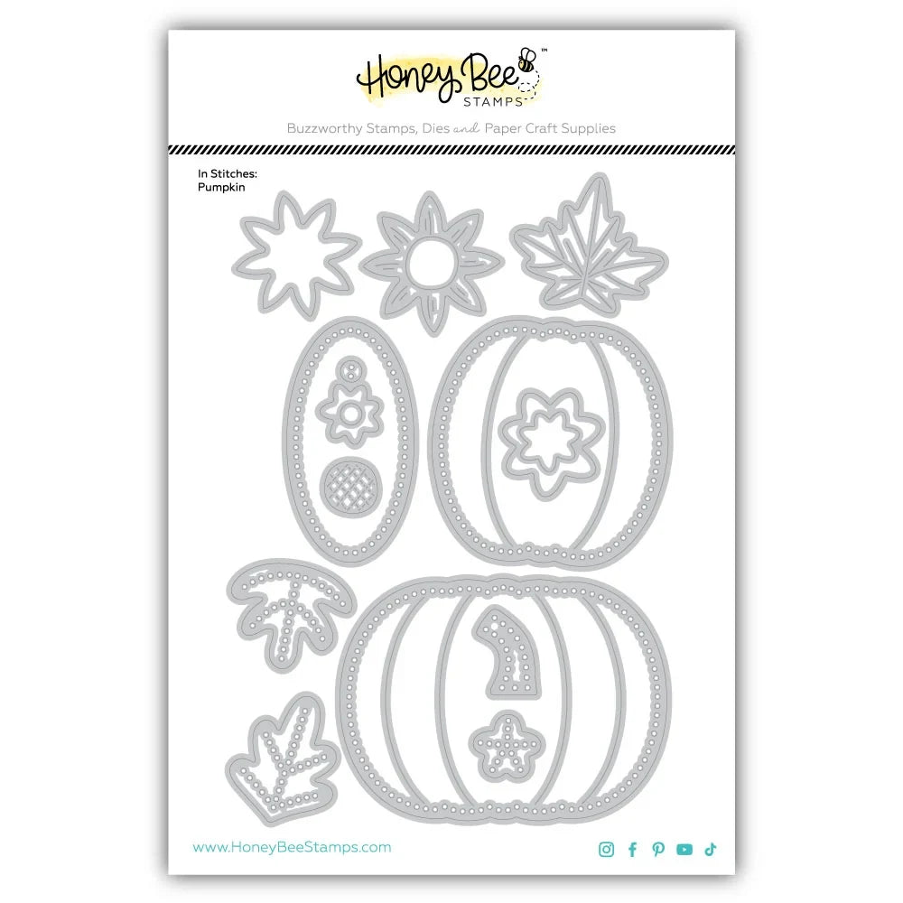 In Stitches: Pumpkin - Honey Cuts Stand-Alone Dies
