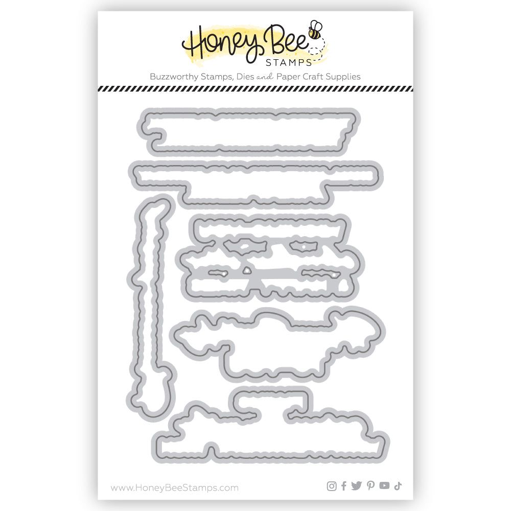 Across The Miles - Honey Cuts - Coordinating Dies - Honey Bee Stamps