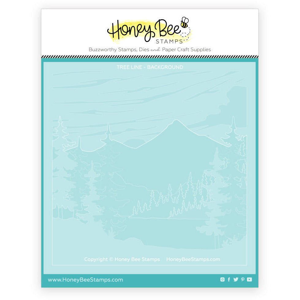 At The Lake - Set Of 6 - 6"x6" Layering Stencils - Honey Bee Stamps