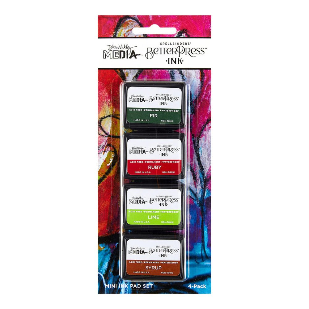 BetterPress Ink Spellbinders - Festive by Dina Wakley - Honey Bee Stamps