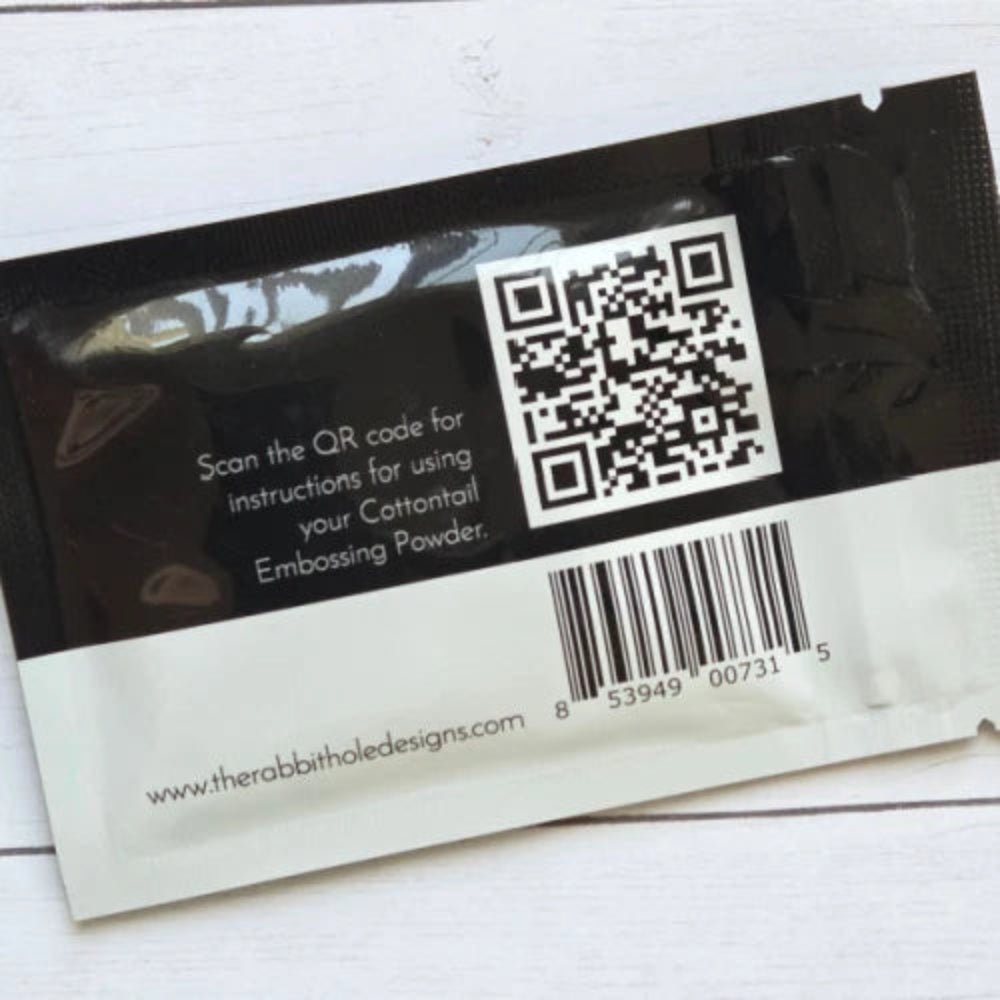 Cottontail Embossing Anti-Static Powder 10g Refill Sachet - Honey Bee Stamps