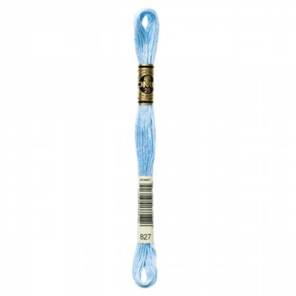 DMC Embroidery Floss, 6 - Strand - Blue Very Light 827 - Honey Bee Stamps