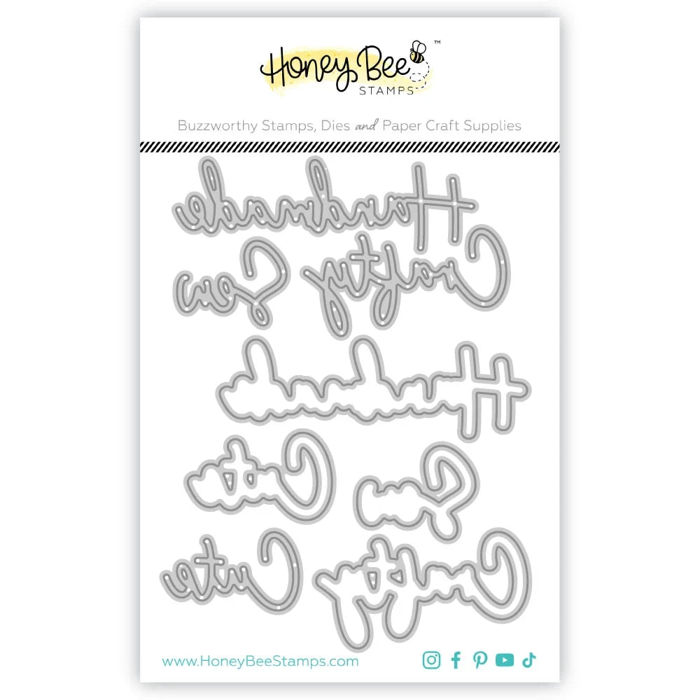 Great Greetings: Crafting - Honey Cuts - Stand - Alone Dies - Honey Bee Stamps