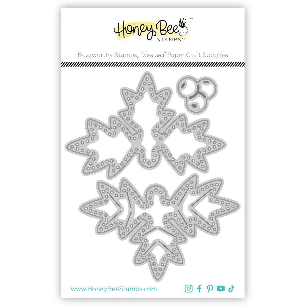 In Stitches: Holly - Honey Cuts - Stand - Alone Dies - Honey Bee Stamps