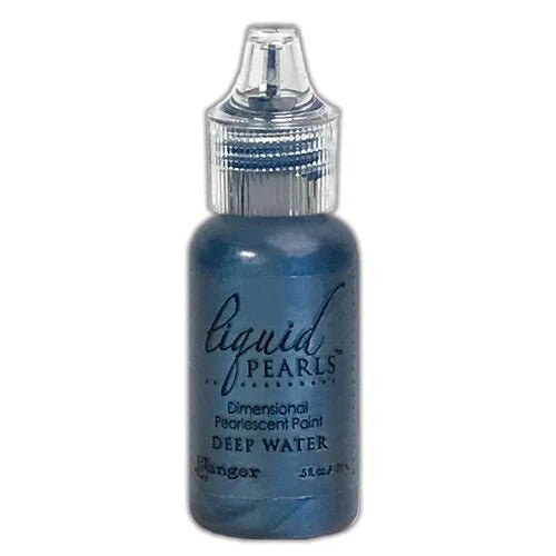 Liquid Pearls by Ranger - Deep Water - Blue - Honey Bee Stamps