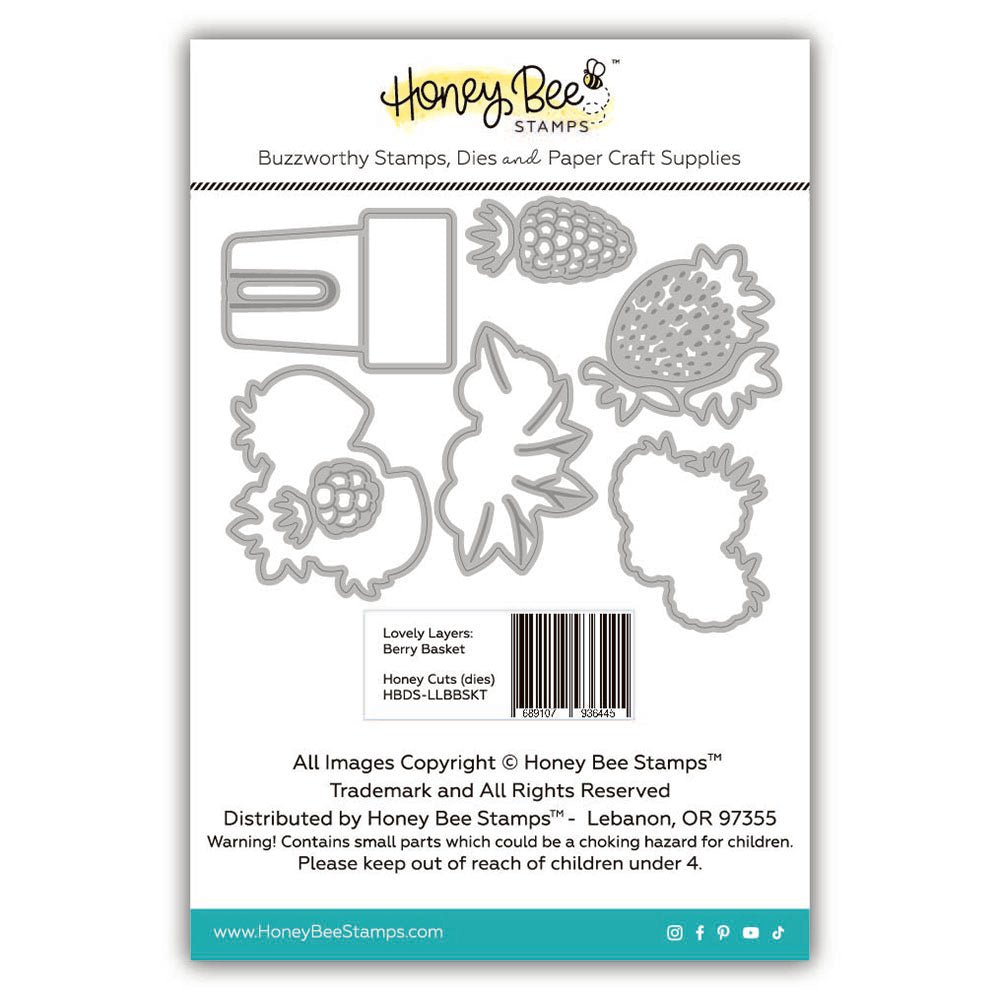 Lovely Layers: Berry Basket - Honey Cuts Stand-Alone Dies - Honey Bee Stamps