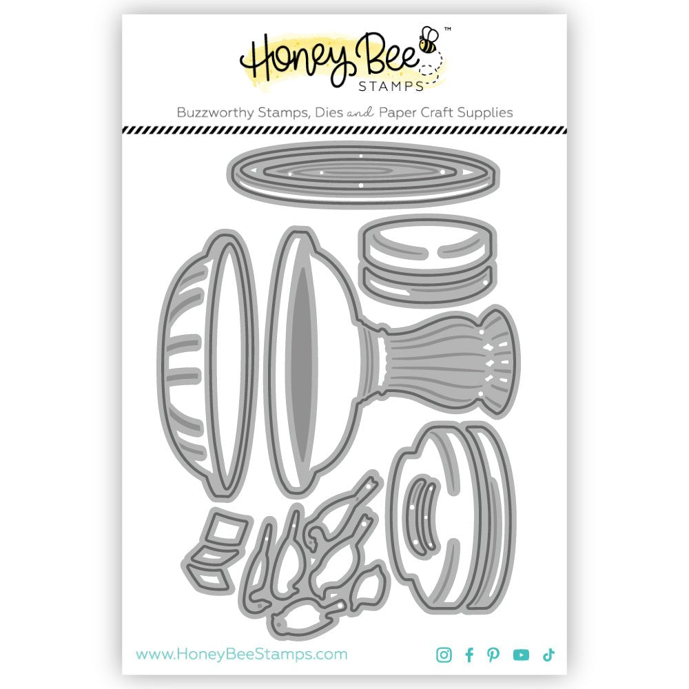 Lovely Layers: Bird Bath - Honey Cuts - Stand - Alone Dies - Honey Bee Stamps