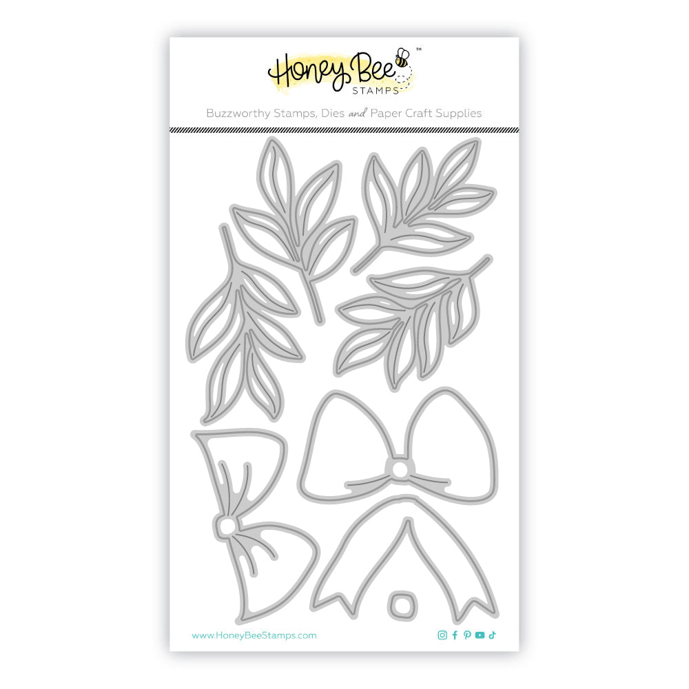 Lovely Layers: Bow Bough - Honey Cuts - Stand - Alone Dies - Honey Bee Stamps