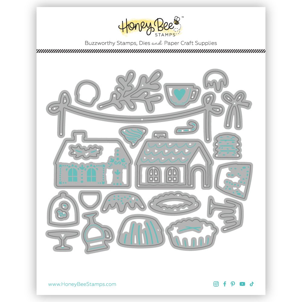 Lovely Layers: Hoosier Cabinet - Holiday Add - On - Honey Cuts - Stand - Alone Dies - Honey Bee Stamps