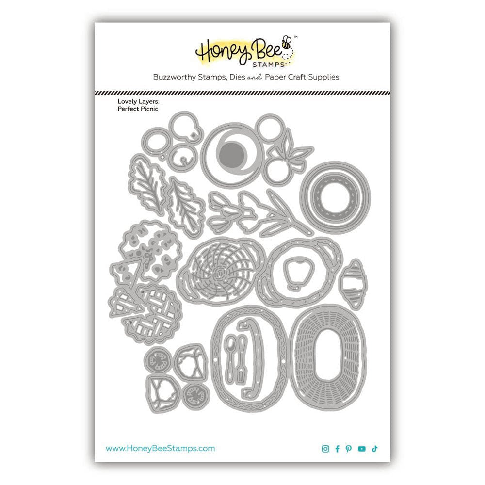 Lovely Layers: Perfect Picnic - Honey Cuts Stand-Alone Dies - Honey Bee Stamps