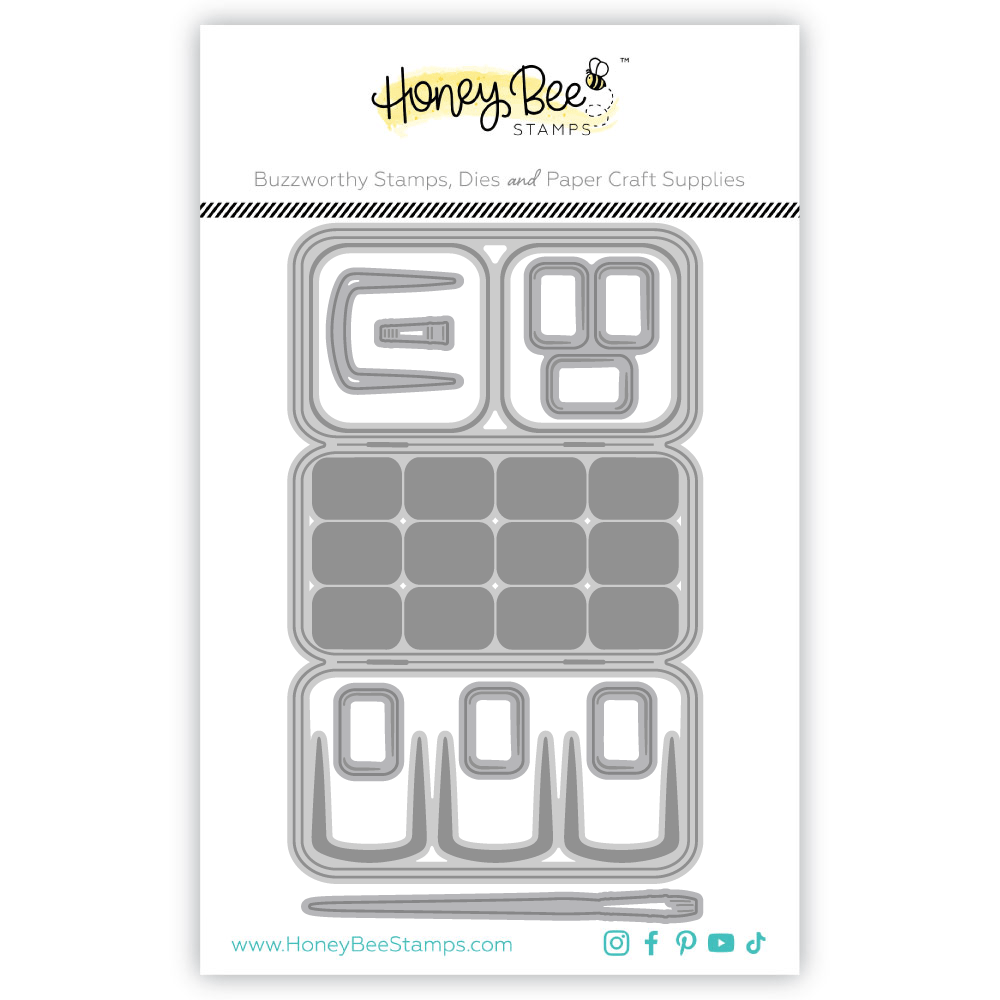 Lovely Layers: Tin Palette - Honey Cuts - Stand - Alone Dies - Honey Bee Stamps