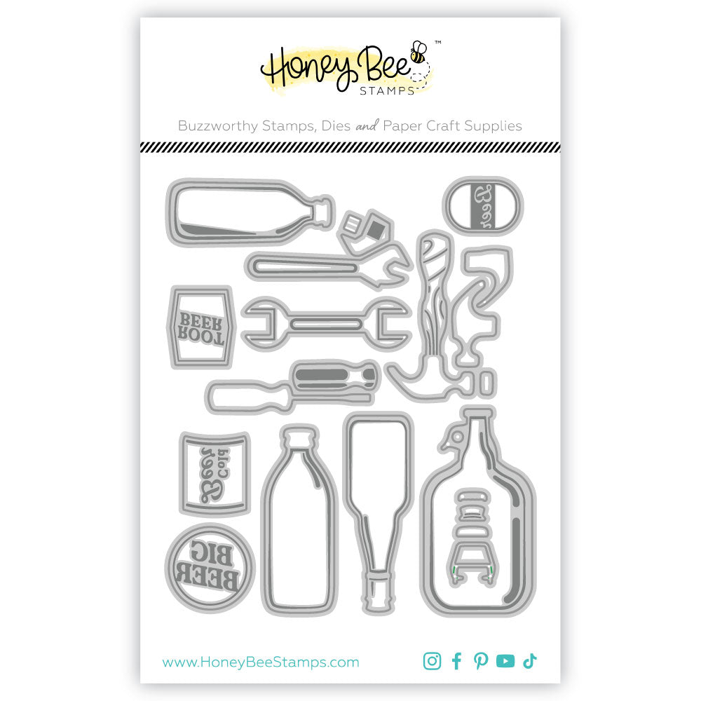 Lovely Layers: Tool Box Add - On - Honey Cuts - Stand - Alone Dies - Honey Bee Stamps