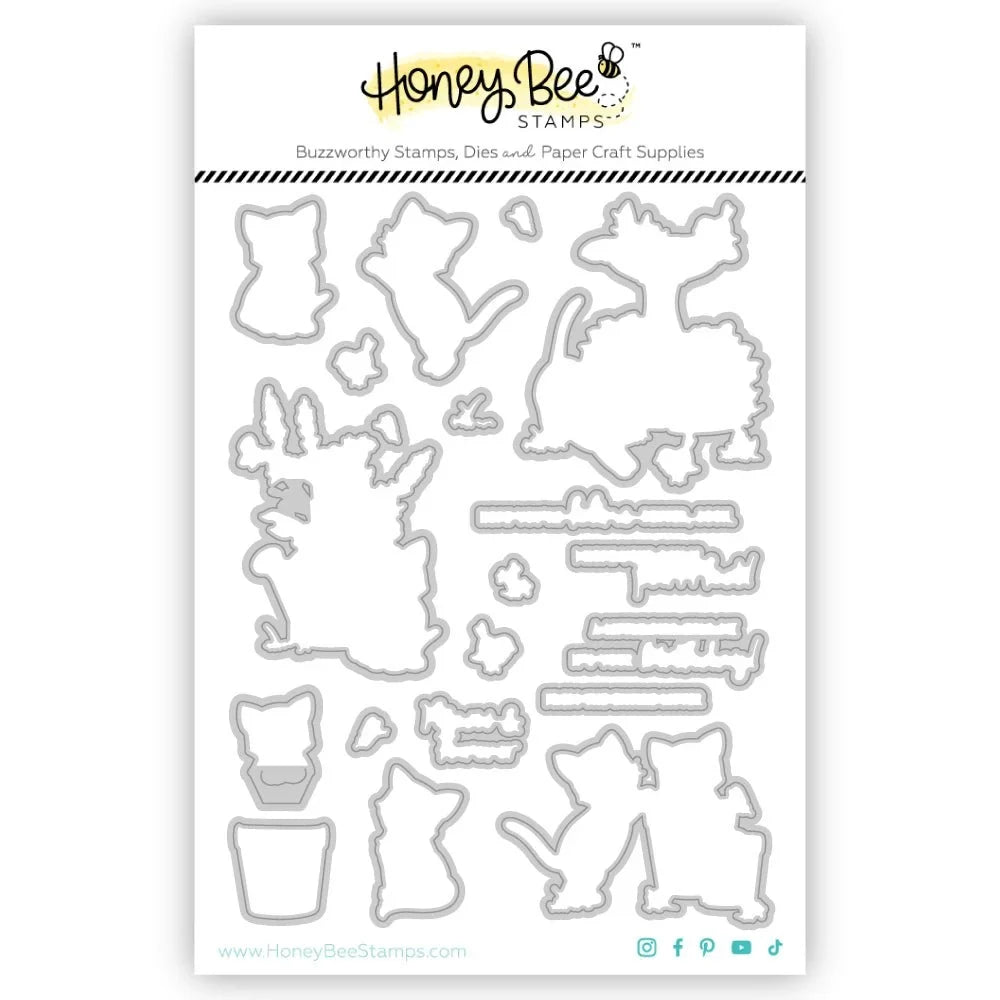 Meow & Furever - Honey Cuts - Coordinating Dies - Honey Bee Stamps