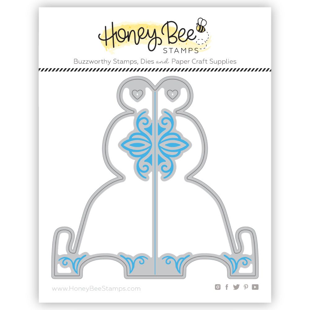 Ornate Card Stand - Honey Cuts - Stand - Alone Dies - Honey Bee Stamps