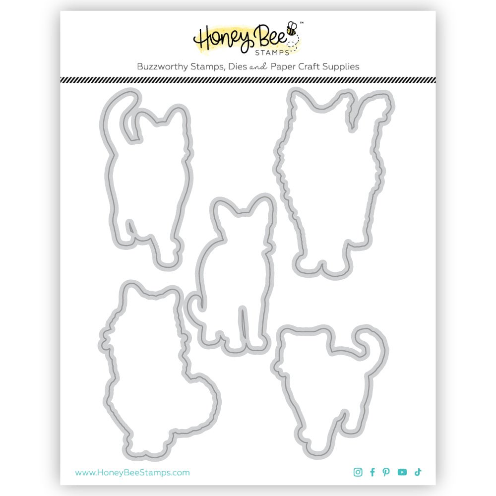Paws & Purrs - Honey Cuts - Coordinating Dies - Honey Bee Stamps