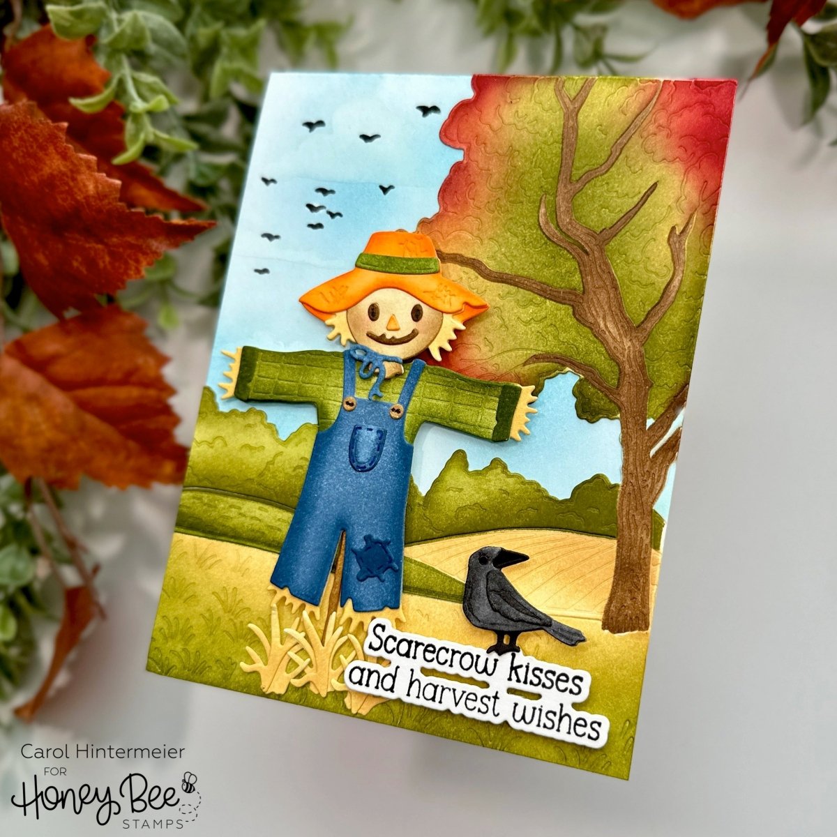 Something To Crow About - 3x4 Photopolymer Stamp Set - Honey Bee Stamps