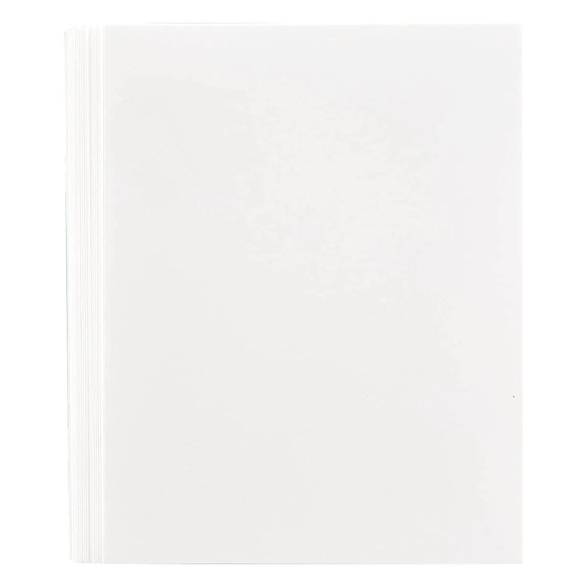 Spellbinders Better Press Letter Press System Cotton Cardstock 8.5"X11" - Porcelain - 25 Sheets - Honey Bee Stamps