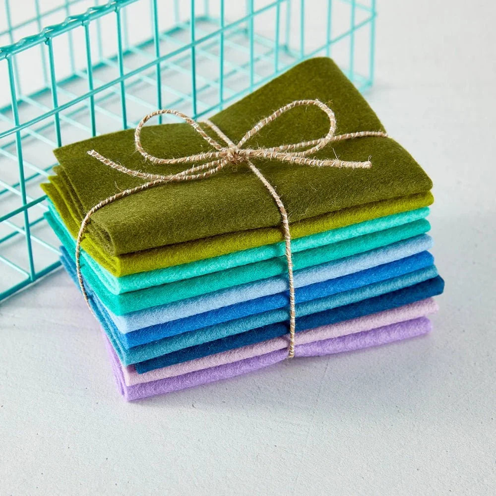 Spellbinders Merino Wool Felt Sheets Collection - Cool - Honey Bee Stamps