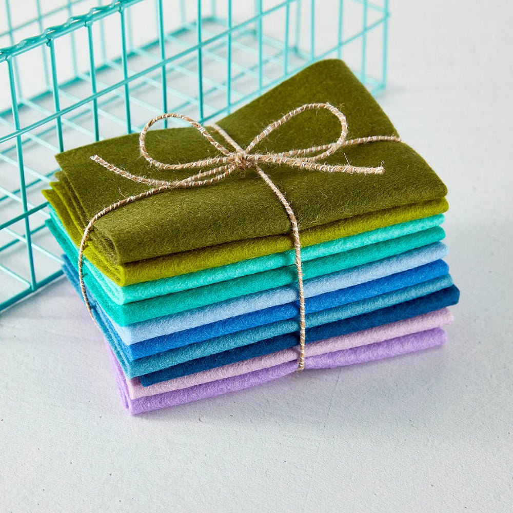 Spellbinders Merino Wool Felt Sheets Collection - Cool - Honey Bee Stamps