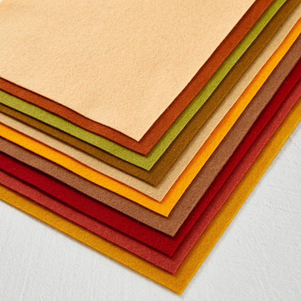 Spellbinders Merino Wool Felt Sheets Collection - Fall - Honey Bee Stamps
