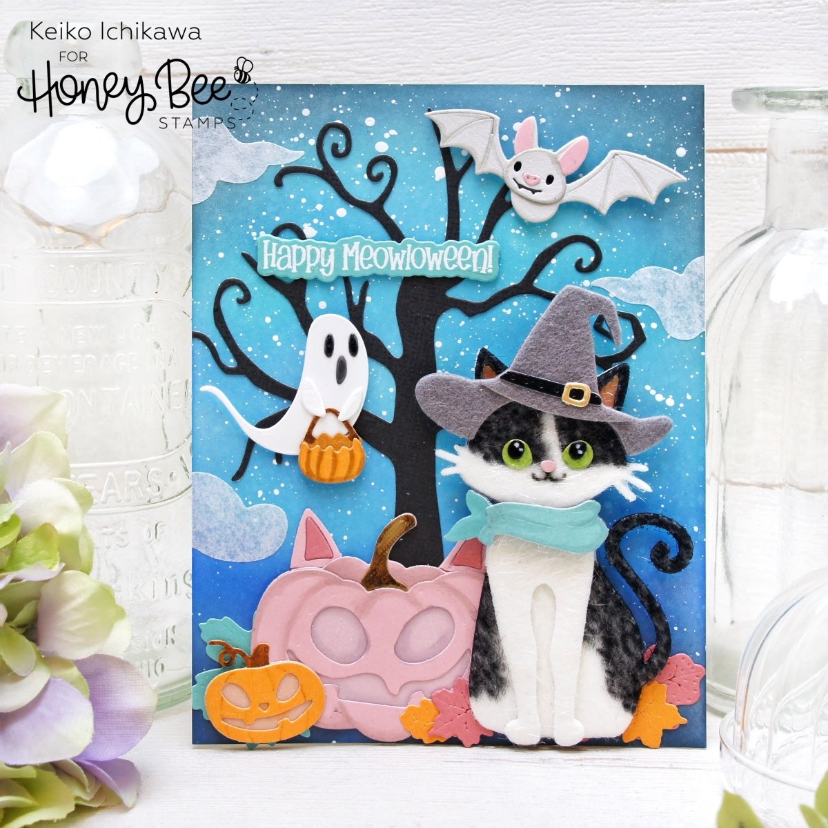Sweet Halloween - 4x5 Photopolymer Stamp Set - Honey Bee Stamps