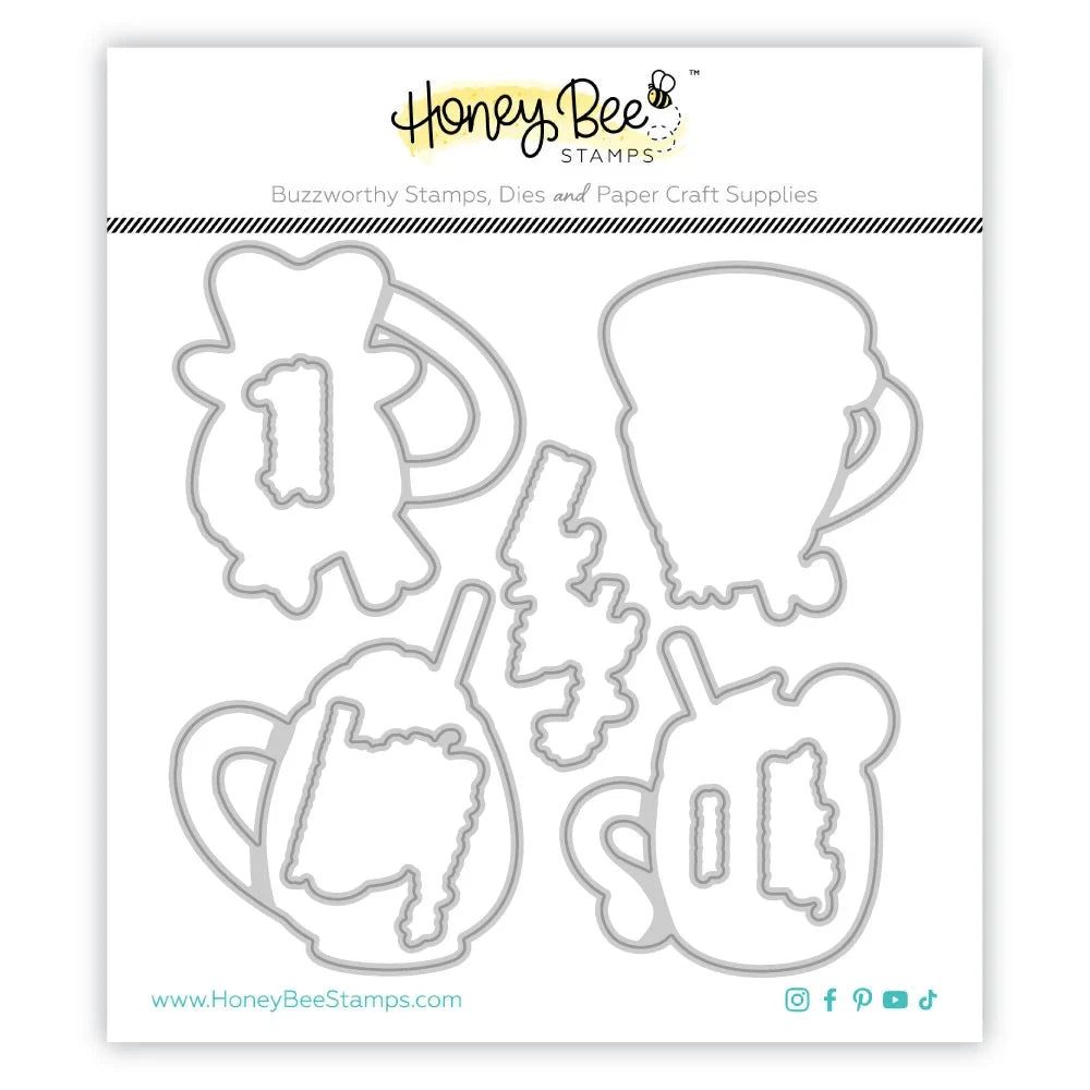 Sweet Season Mugs - Honey Cuts - Coordinating Dies - Honey Bee Stamps