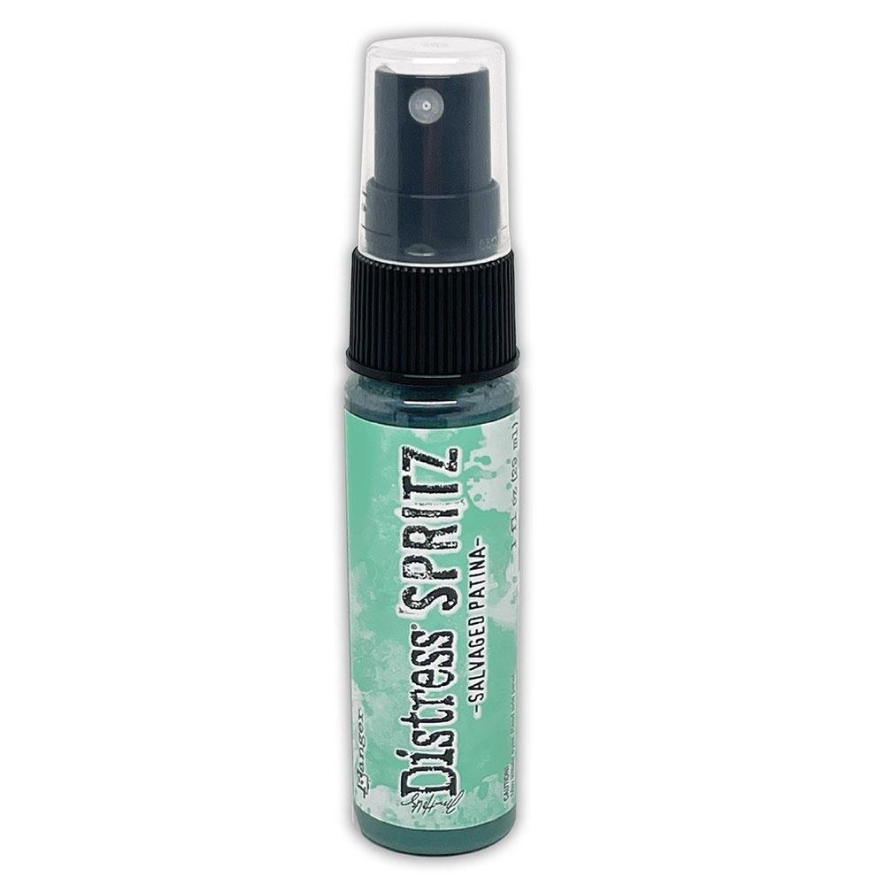 Tim Holtz Distress Spritz 1 oz. - Salvaged Patina - Honey Bee Stamps
