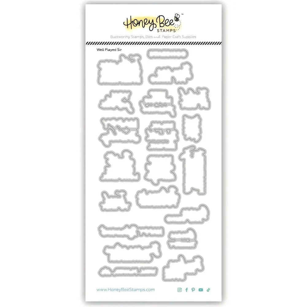 Well Played Sir - Honey Cuts Coordinating Dies - Honey Bee Stamps