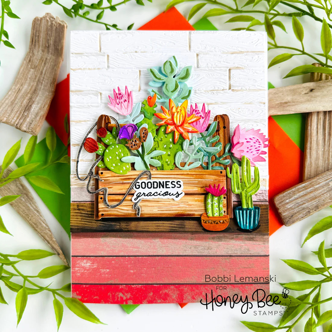 Wood Planks - 3D Embossing Folder - Honey Bee Stamps