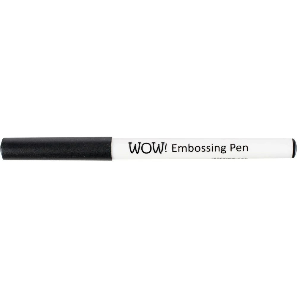 WOW! Embossing Pen for heat embossing with a black cap and white barrel.