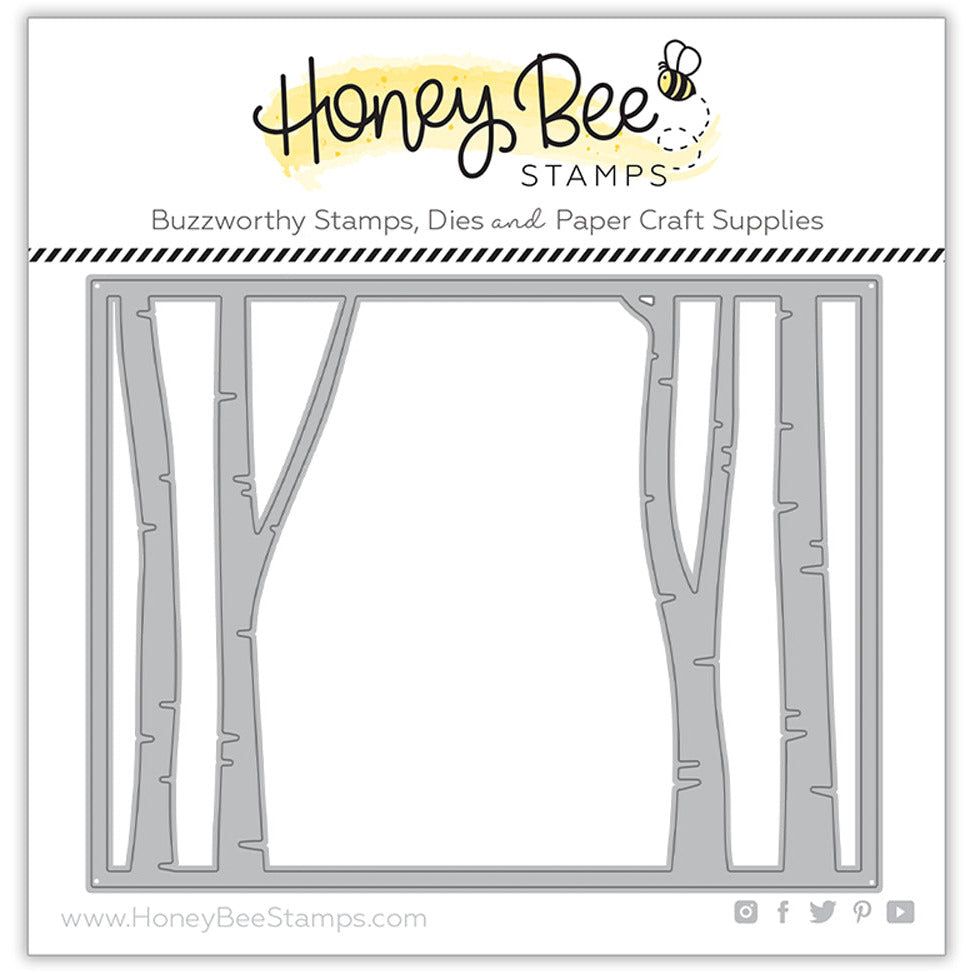 Birch A2 Cover Plate Top - Honey Cuts - Stand - Alone Dies - Retiring - Honey Bee Stamps