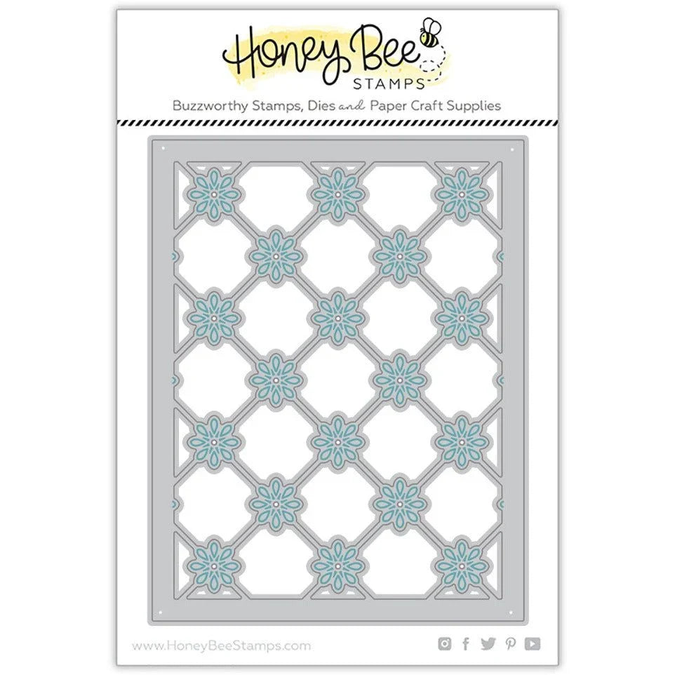 Delicate Daisy - A2 Cover Plate Top - Honey Cuts - Stand - Alone Dies - Honey Bee Stamps