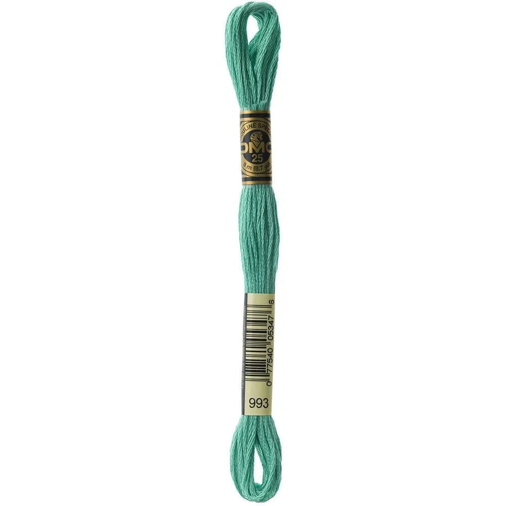 DMC Embroidery Floss, 6 - Strand - Aquamarine Light 993 - Honey Bee Stamps