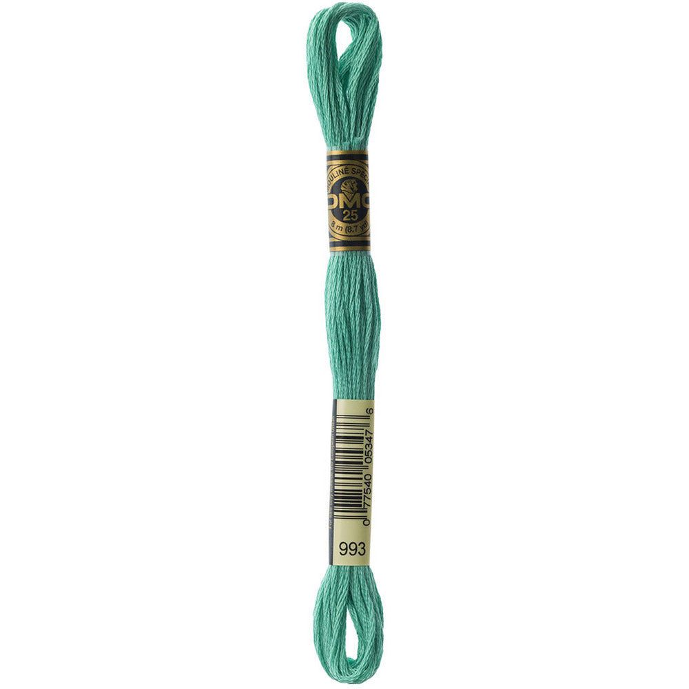 DMC Embroidery Floss, 6 - Strand - Aquamarine Light 993 - Honey Bee Stamps