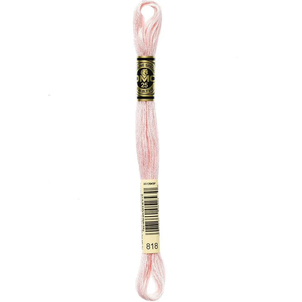 DMC Embroidery Floss, 6 - Strand - Baby Pink 818 - Honey Bee Stamps