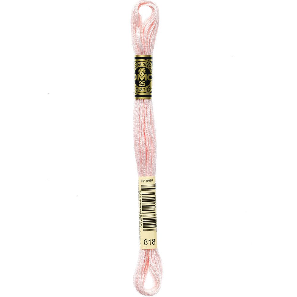 DMC Embroidery Floss, 6 - Strand - Baby Pink 818 - Honey Bee Stamps