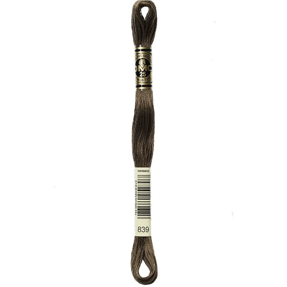 DMC Embroidery Floss, 6 - Strand - Beige Brown Dark 839 - Honey Bee Stamps