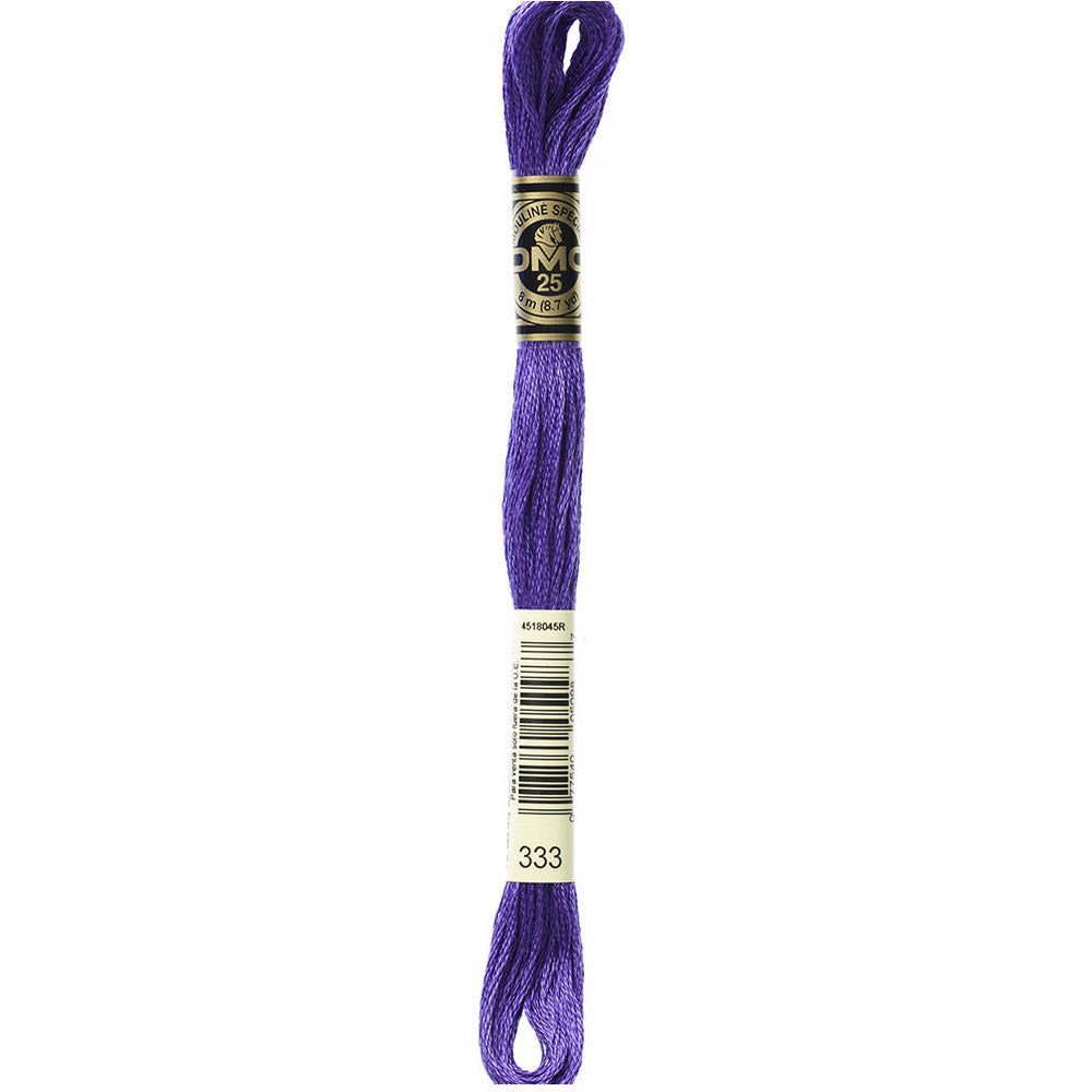 DMC Embroidery Floss, 6 - Strand - Blue Violet Very Dark 333 - Honey Bee Stamps