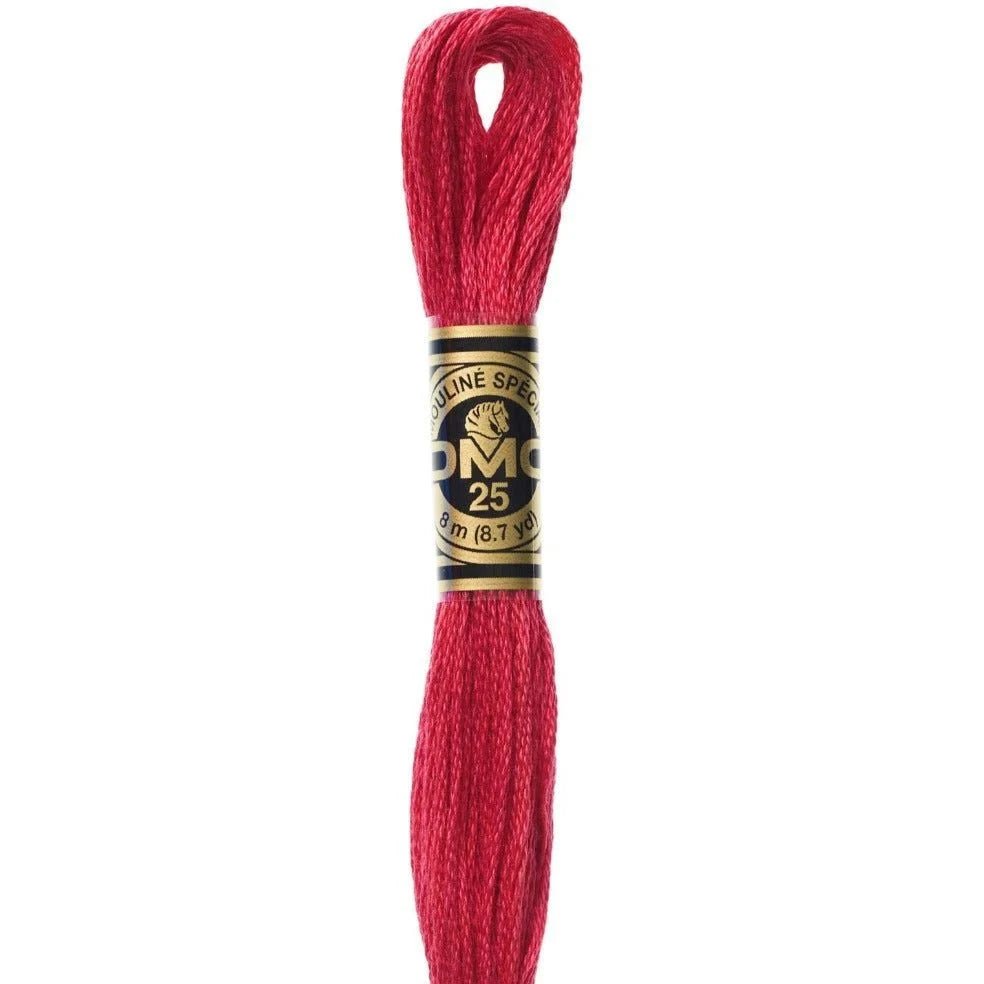 DMC Embroidery Floss, 6 - Strand - Rose Very Deep 326 - Honey Bee Stamps