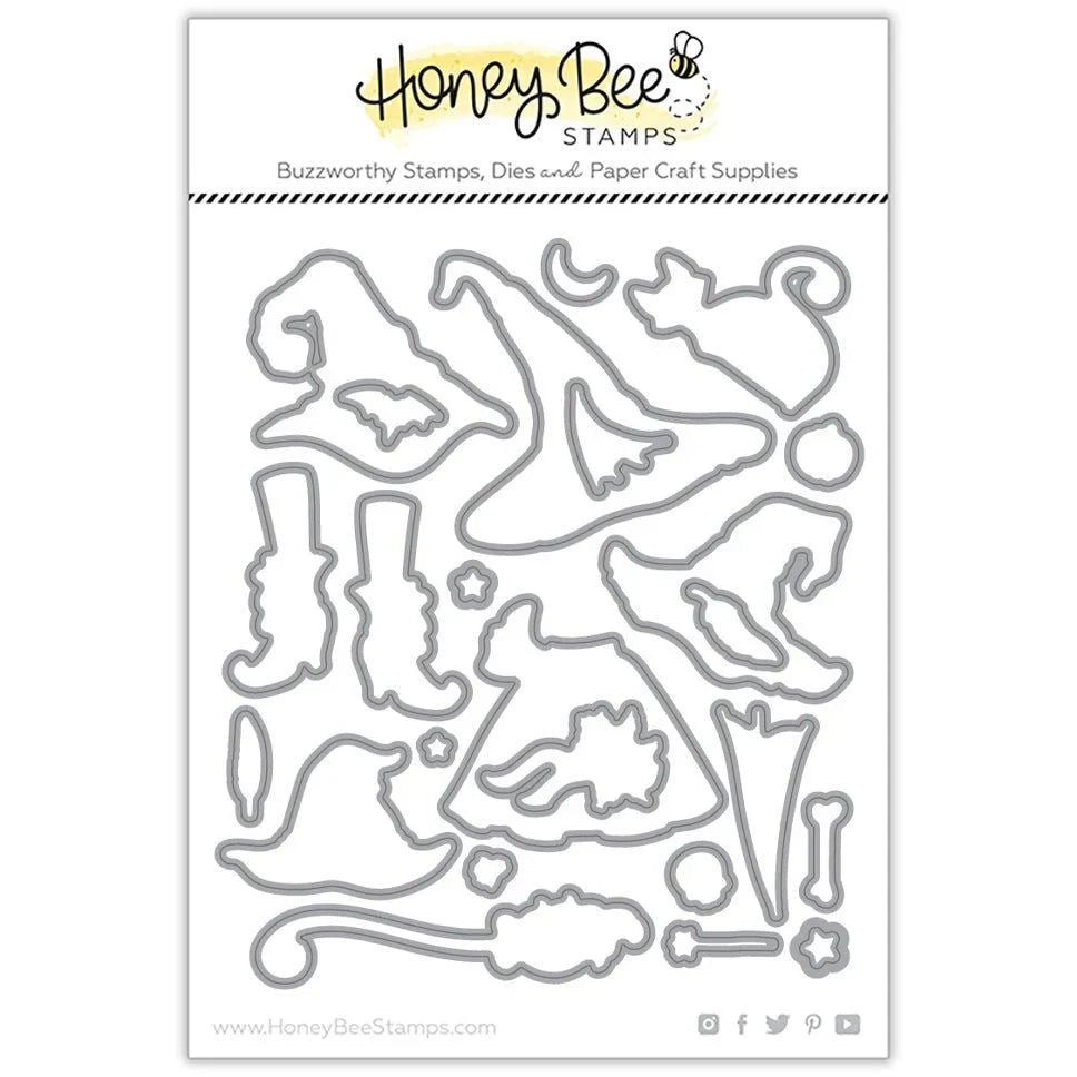 If The Broom Fits - Honey Cuts - Coordinating Dies - Honey Bee Stamps