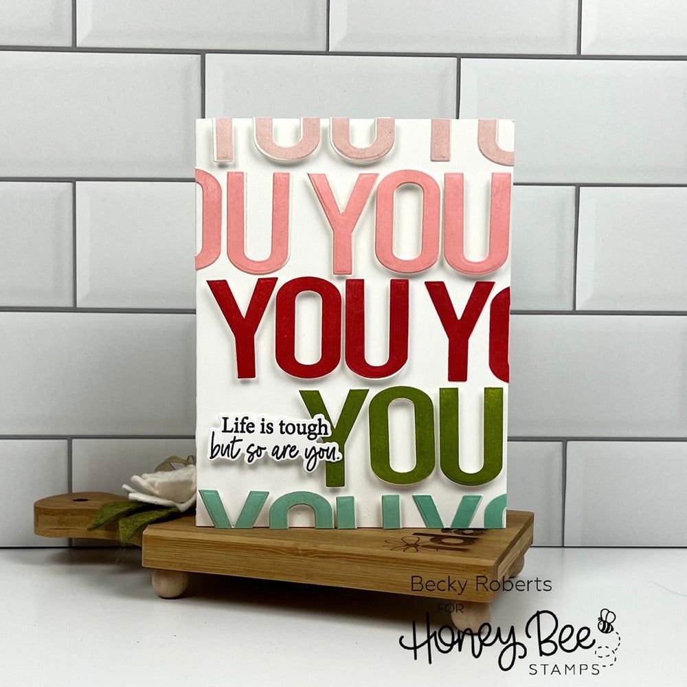 Inside: Kindness Sentiments - Honey Cuts - Coordinating Dies - Honey Bee Stamps