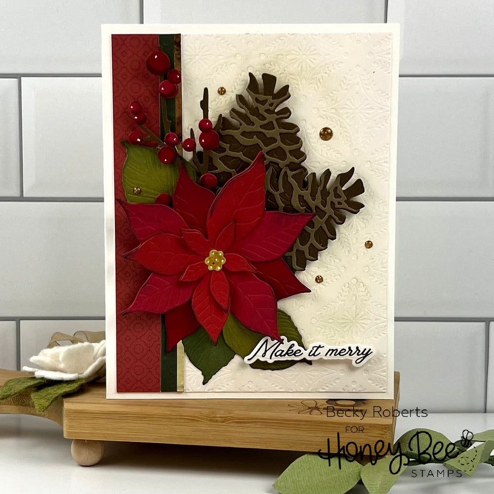 Jingle All The Way - 4x5 Photopolymer Stamp Set - Honey Bee Stamps