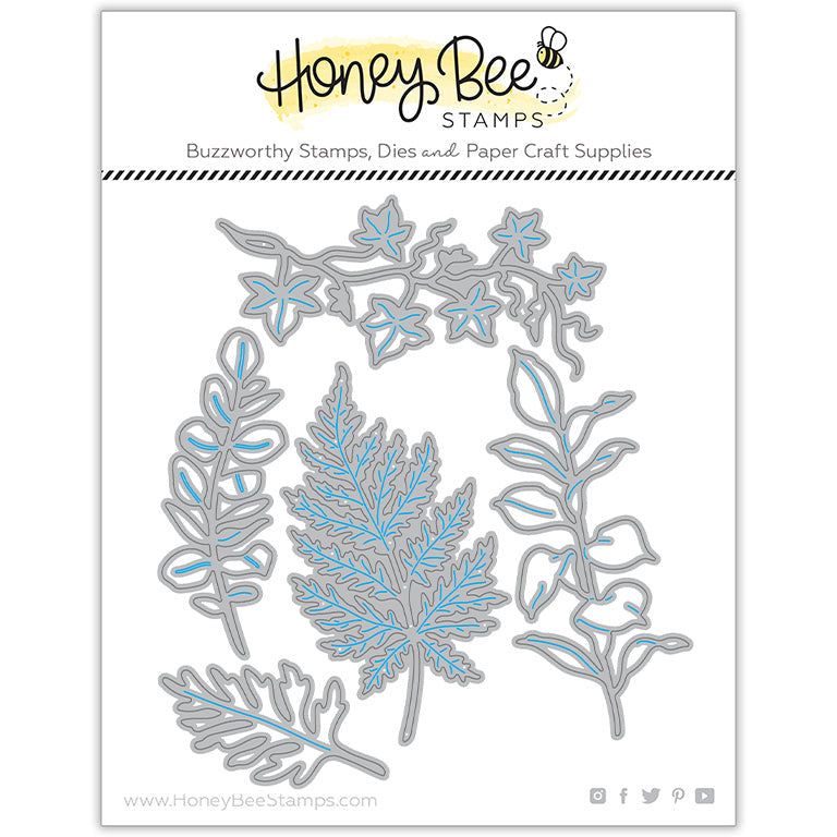 Lovely Layers: Greenery - Honey Cuts - Stand - Alone Dies - Honey Bee Stamps