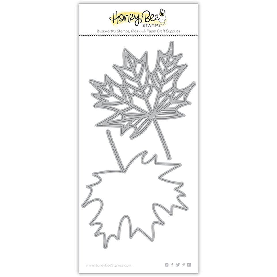 Lovely Layers: Maple Leaf - Honey Cuts - Large Stand - Alone Dies - Honey Bee Stamps