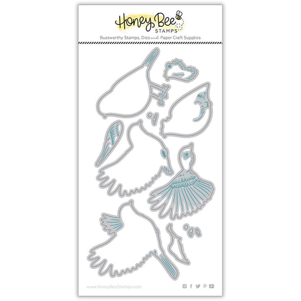 Lovely Layers: Spring Birds - Honey Cuts - Stand - Alone Dies - Honey Bee Stamps