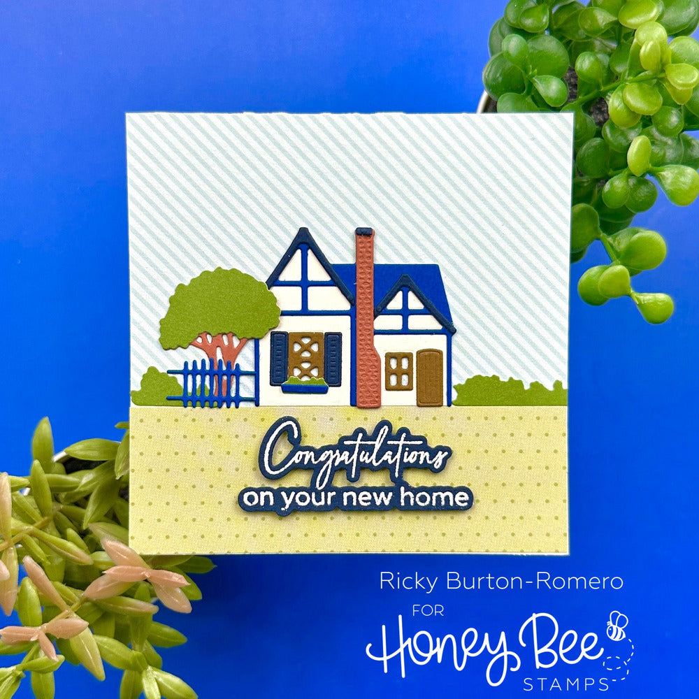 No Place Like Home - 4x6 Photopolymer Stamp Set - Honey Bee Stamps