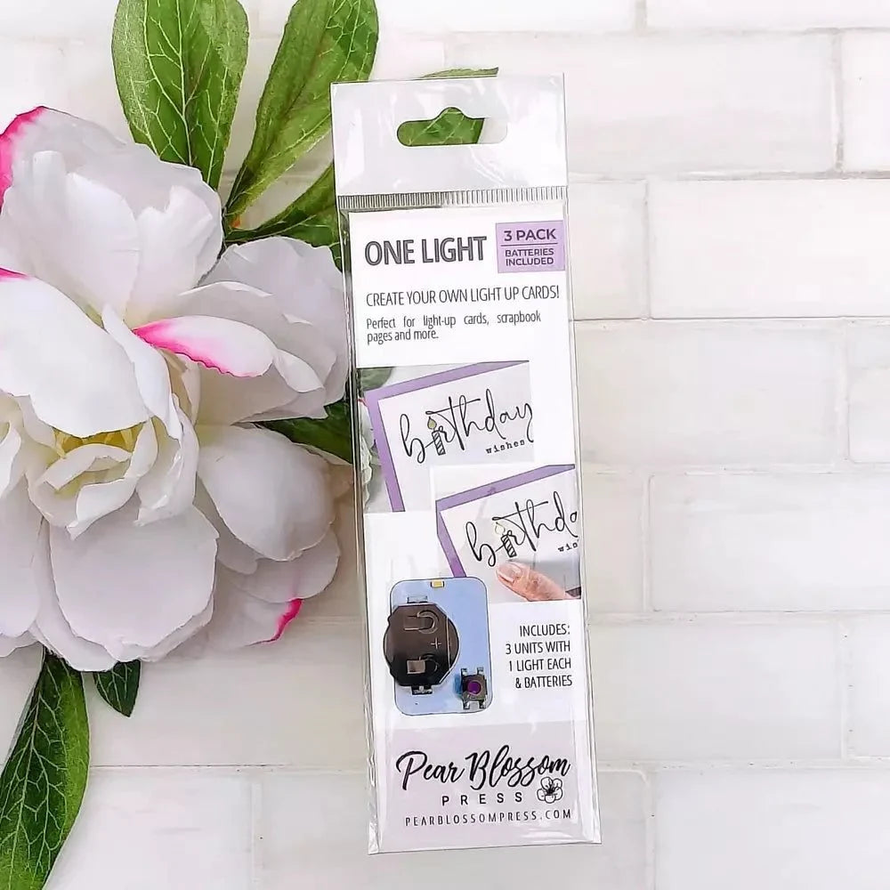 One Light LED - 3 Pack - For Light Up Cards - Honey Bee Stamps