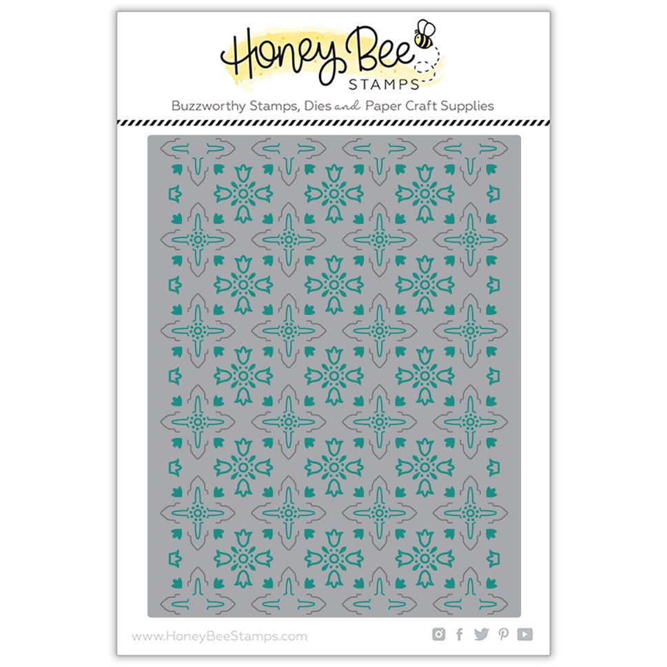 Ornate A2 Cover Plate Base - Honey Cuts - Stand - Alone Dies - Honey Bee Stamps