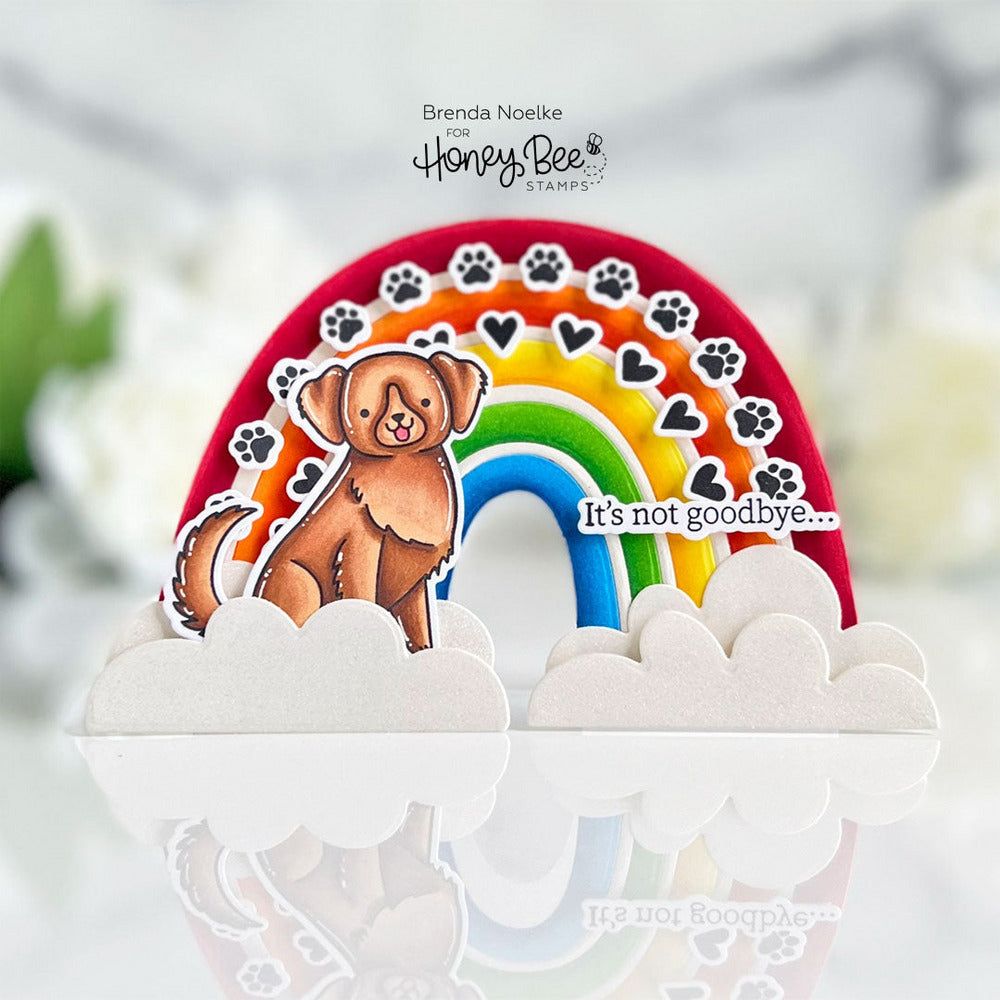 Rainbow Bridge - 4x4 Photopolymer Stamp Set - Honey Bee Stamps