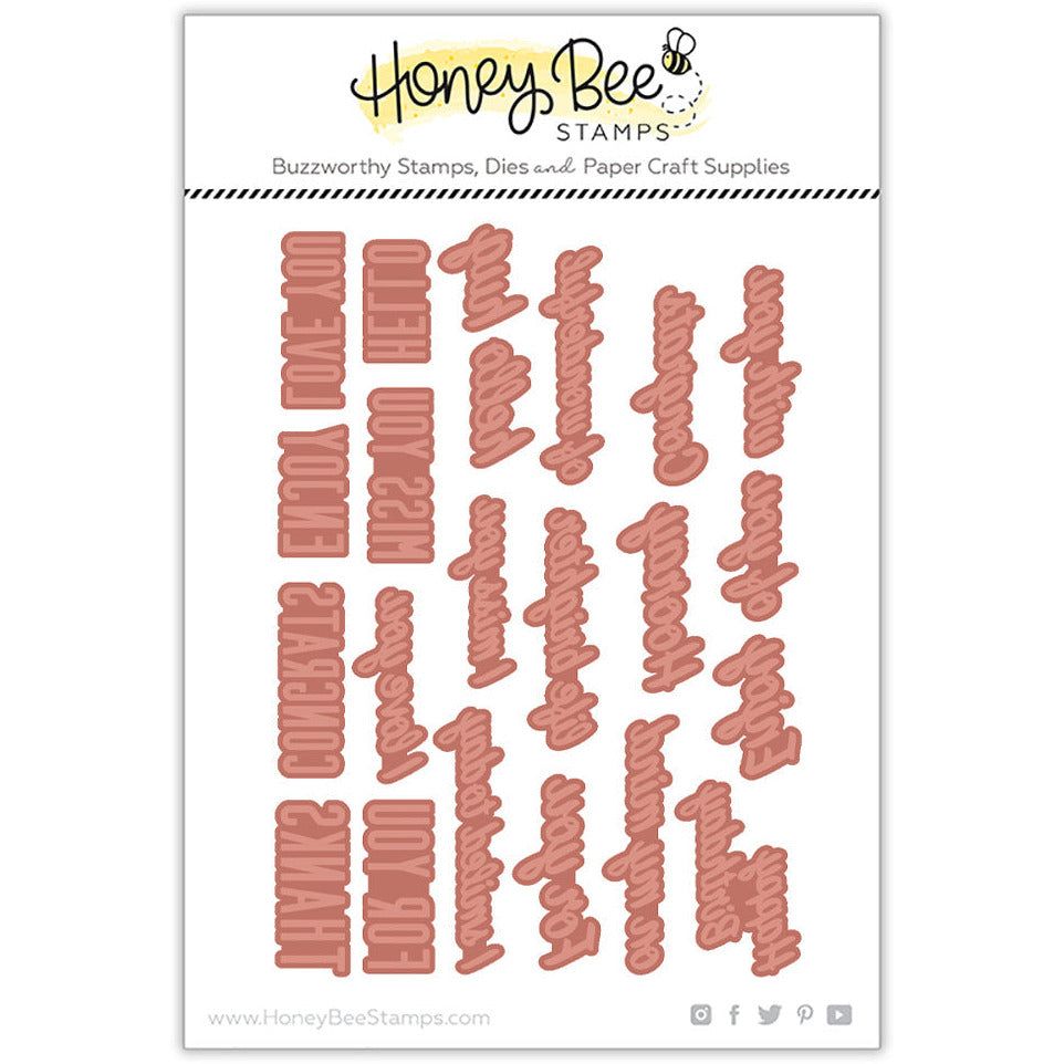 Small Card - Hot Foil Plate - Retiring - Honey Bee Stamps